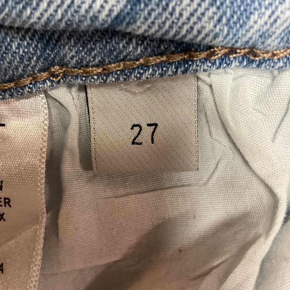 VERVET 90s Vintage Straight Leg Cargo Jeans Light‎ Wash Size 27 - Picture 11 of 12